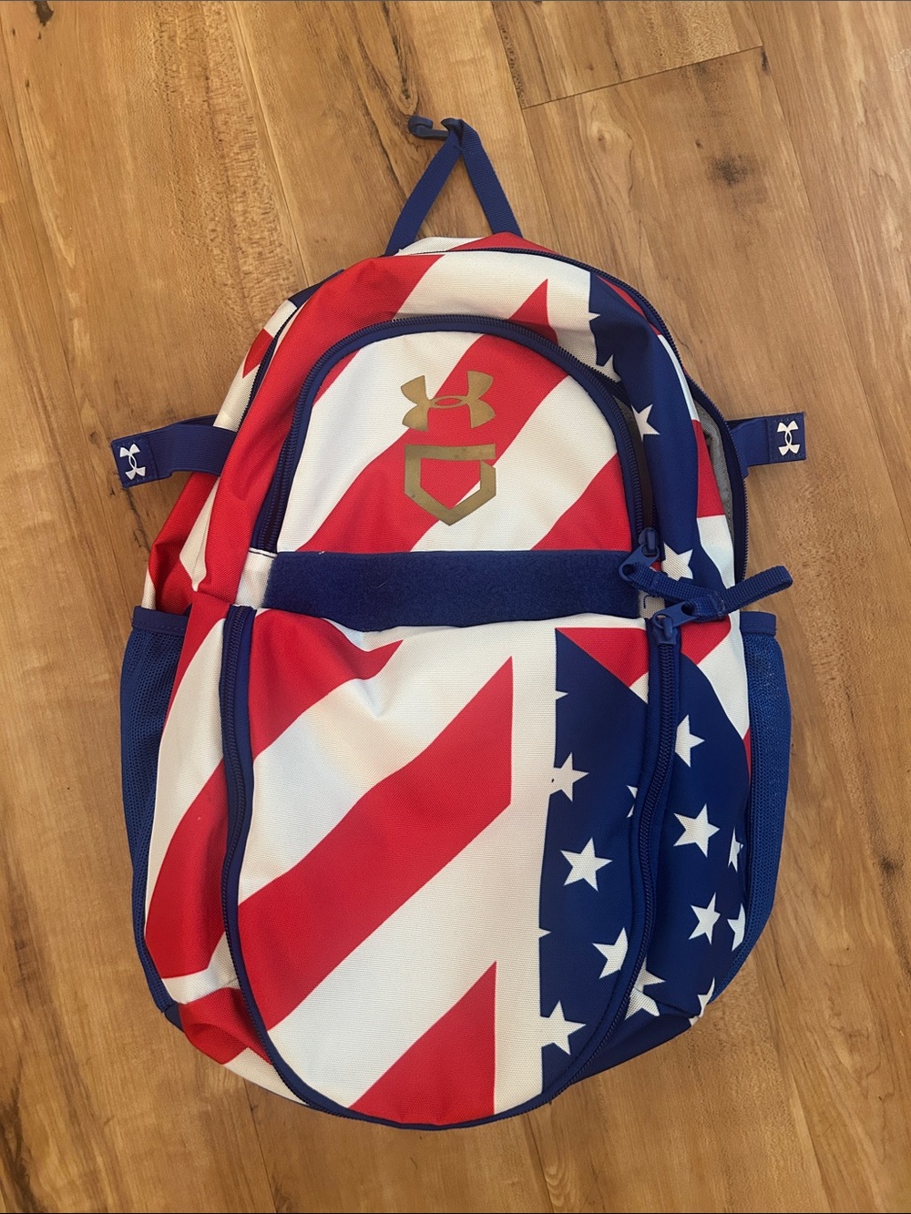 Under Armour Red White and Blue Stars & Stripes Backpack